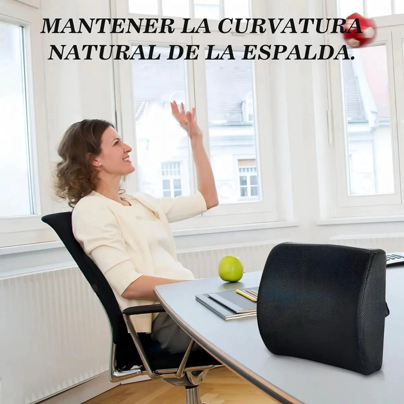 ALMOHADA CURVA PARA SOPORTE LUMBAR EN SILLA DE RUEDAS - 4