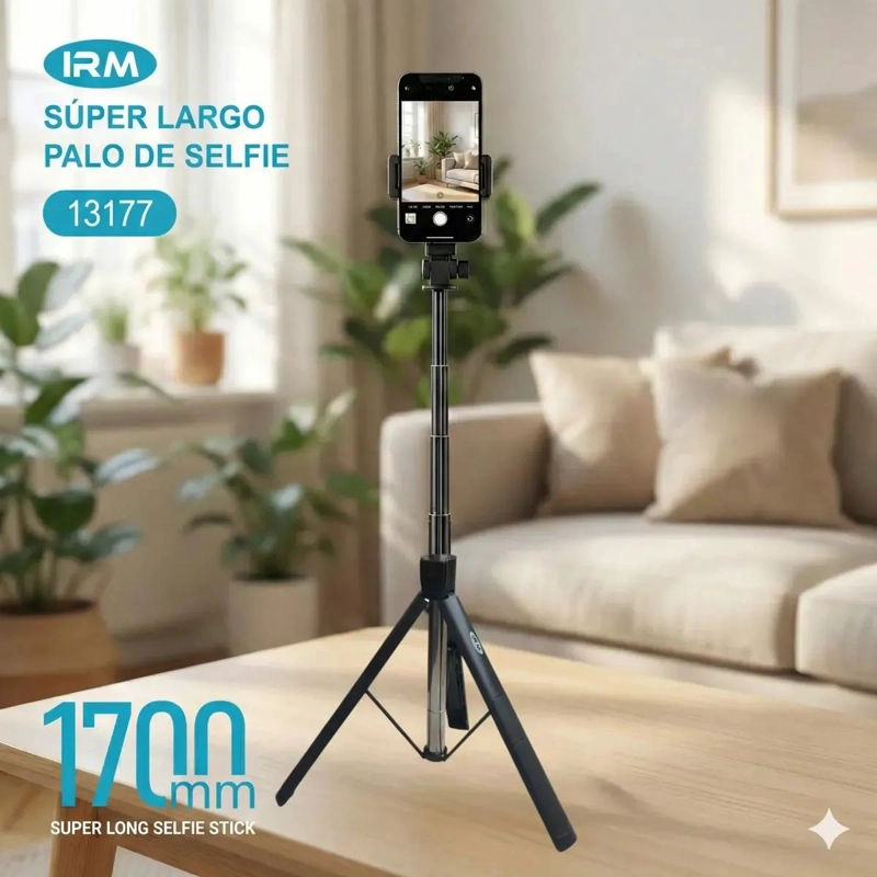 TRIPODE PARA CELULAR CON CONTROL REMOTO Y ALTURA AJUSTABLE - 5