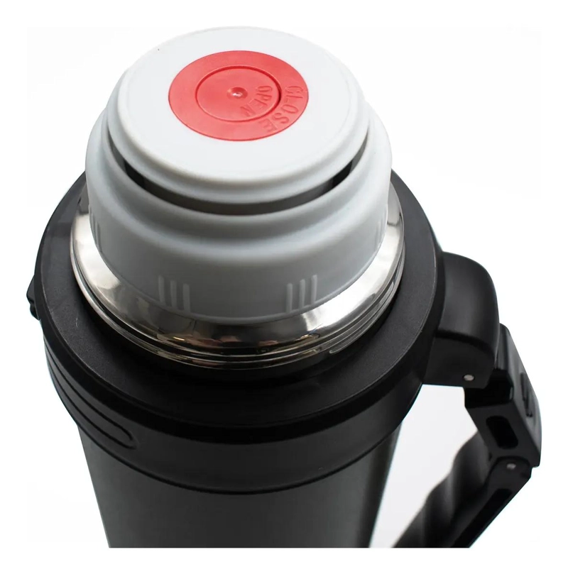 TERMO METALICO GRIS 1.8L CON MANGO MOVIBLE Y TAPA STOPPER - 5