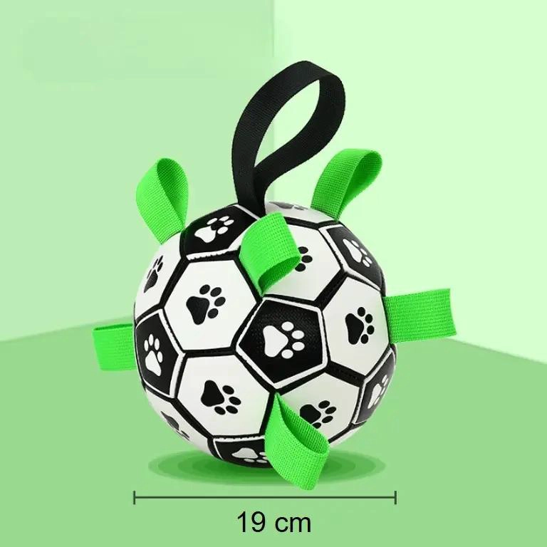 PELOTA DE FUTBOL INTERACTIVA PARA PERROS DE TALLA M - 5