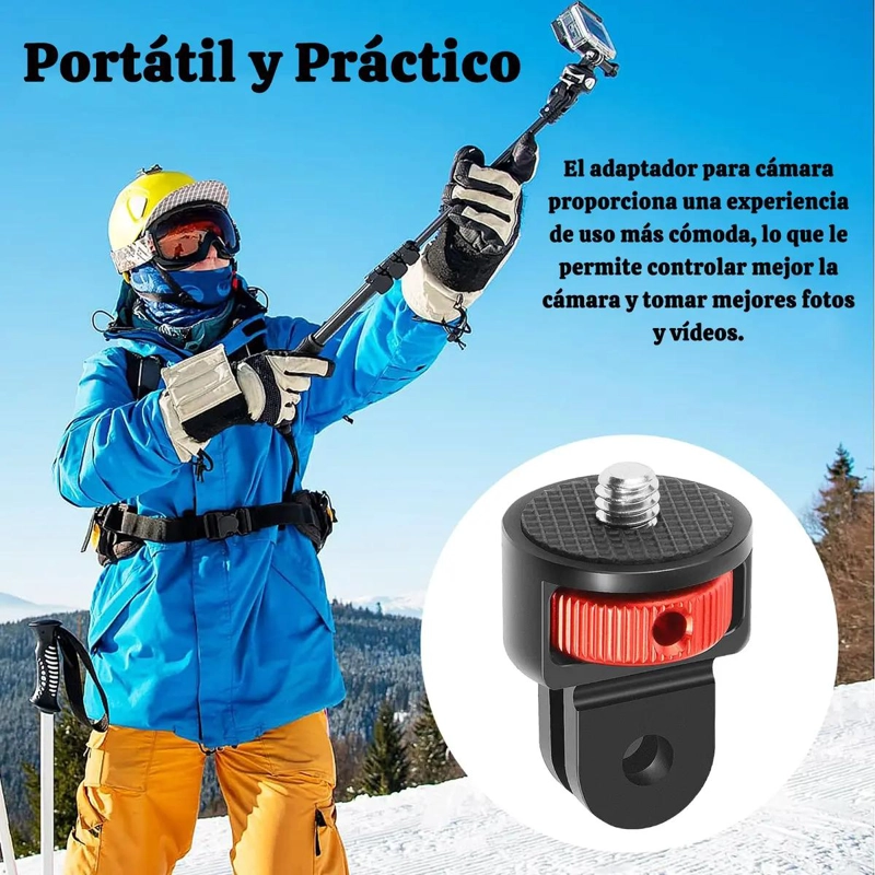 ADAPTADORES GIRATORIOS DE CAMARA 1/4 PARA USO UNIVERSAL - 2