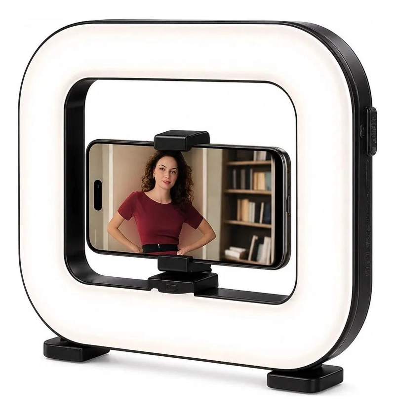 ARO DE LUZ LED PORTATIL RECARGABLE PARA FOTOGRAFIA - 1