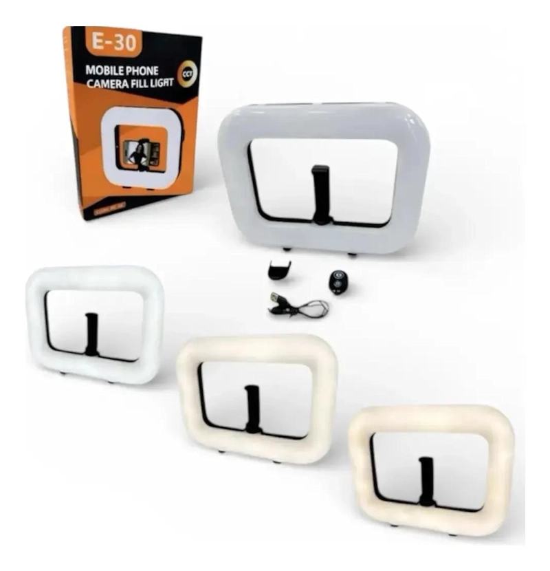 ARO DE LUZ LED PORTATIL RECARGABLE PARA FOTOGRAFIA - 2