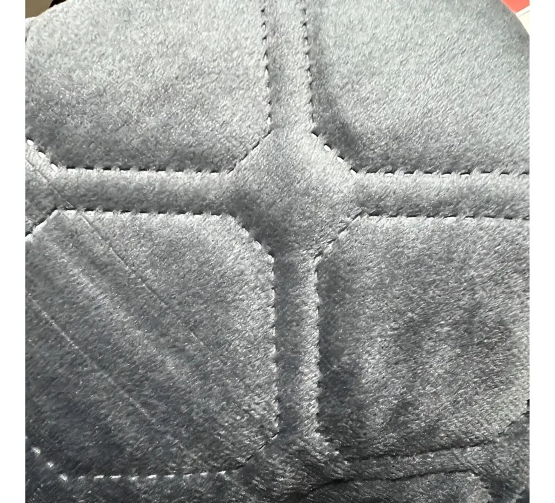 FUNDA DE ALMOHADA BORDADA COLOR GRIS 75X50 CM 2 UNIDADES - 5