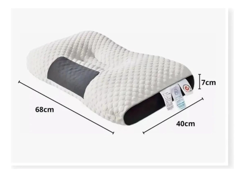 ALMOHADA ERGONOMICA SOPORTE CERVICAL PARA SUEÑO REPARADOR - 7