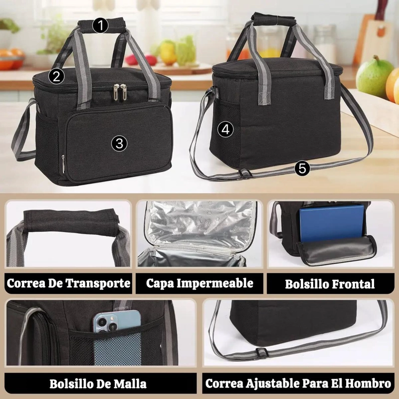BOLSA TE RMICA DE 15 LITROS PARA COMIDAS Y BEBIDAS - 6