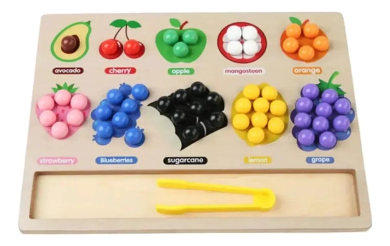 TABLERO DE CLASIFICACION DE COLORES Y FRUTAS JUGUETE EDUCATIVO - 5