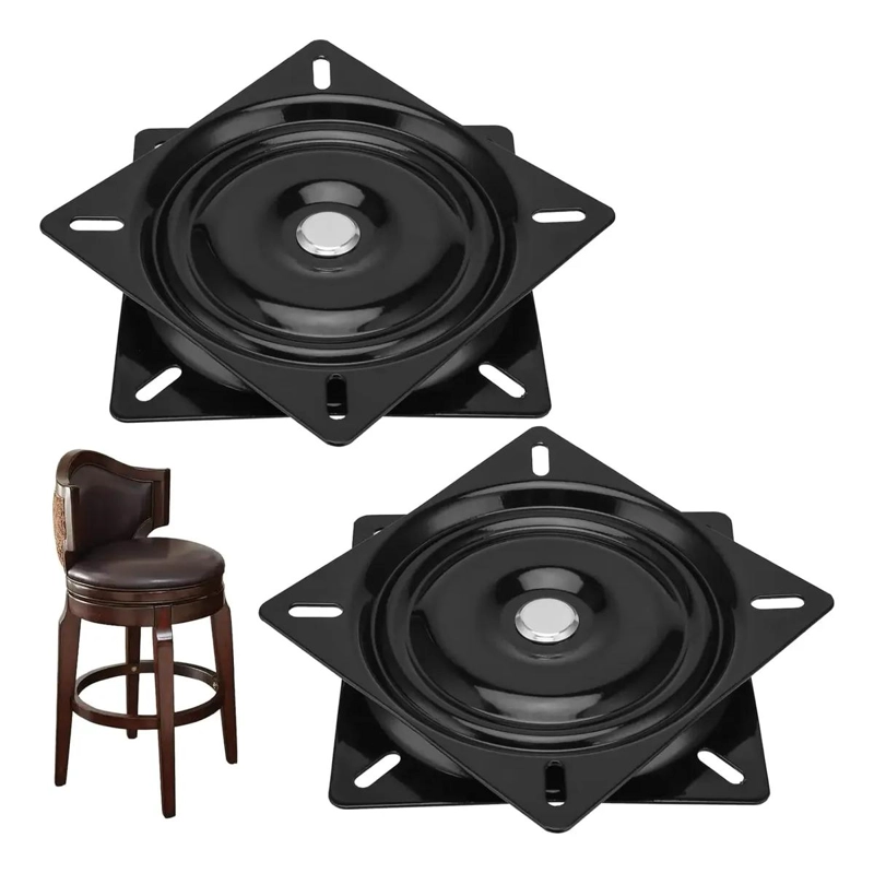 BASE GIRATORIA DE ACERO 15CM PARA MUEBLES Y SILLAS - 1