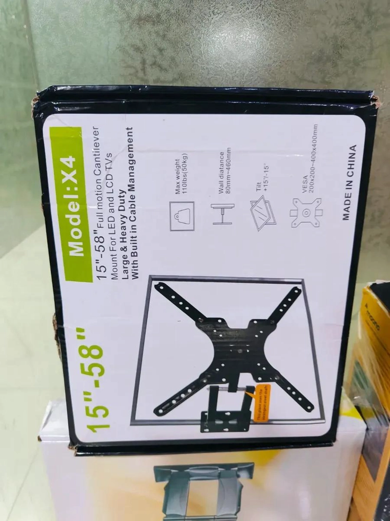 SOPORTE DE PARED PARA TELEVISORES CON MOVIMIENTO COMPLETO - 2