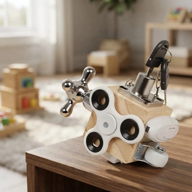 CUBO DIDACTICO MONTESSORI PARA APRENDIZAJE INFANTIL - 6