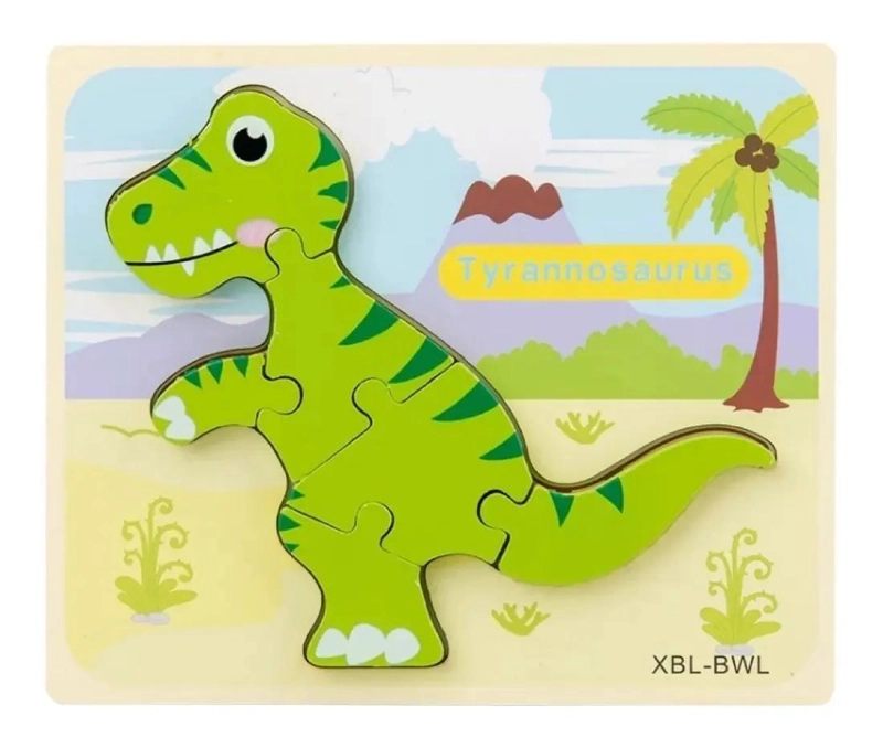PACK DE 5 PUZZLES DIDACTICOS DE MADERA PARA NIÑOS - 10