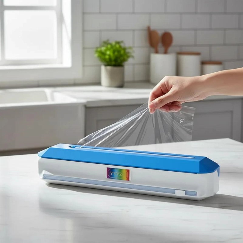 CORTADOR DISPENSADOR DE FILM PLASTICO PARA USO EN COCINA 38CM - 2