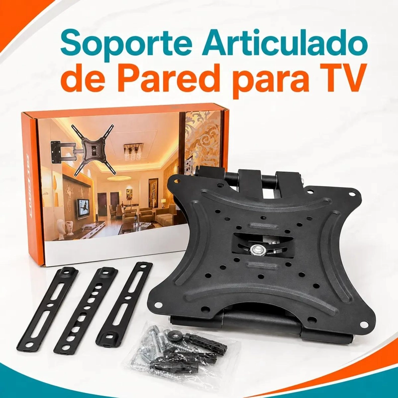 SOPORTE DE PARED ARTICULADO PARA TELEVISORES DE 14 A 55 PULGADAS - 1