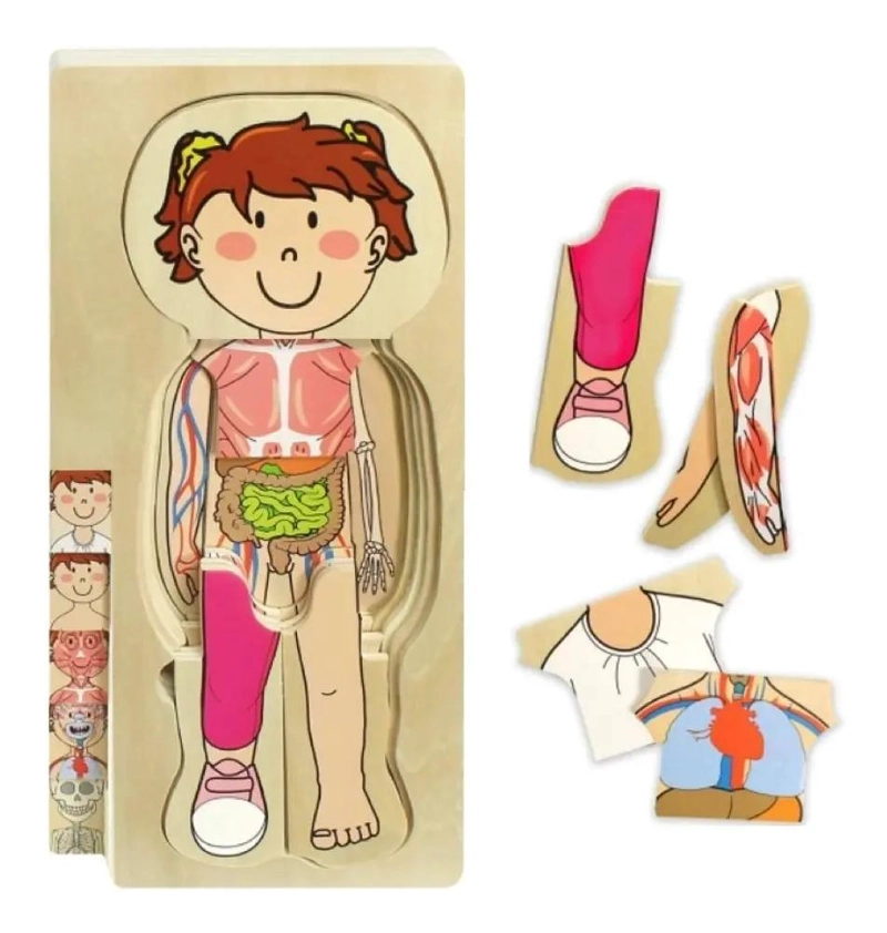 ROMPECABEZAS DE MADERA EDUCATIVO DE 29 PIEZAS PARA NIÑOS - 6