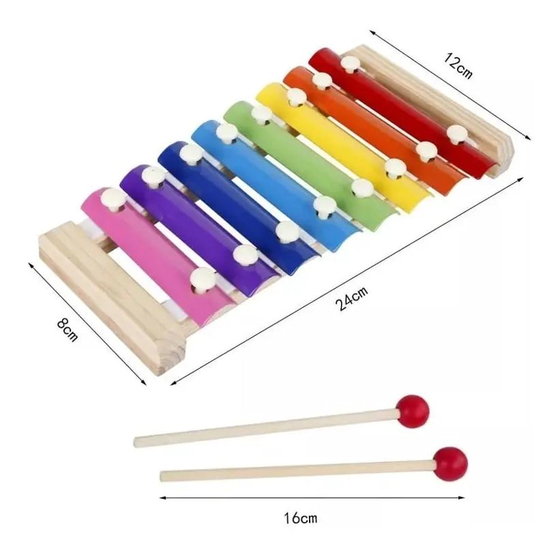 JUGUETE DIDACTICO DE MADERA PARA NIÑOS CON COLORES BRILLANTES - 4