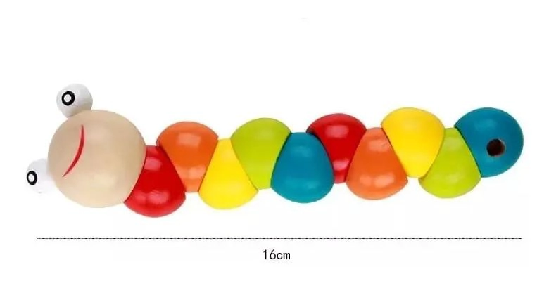 JUGUETE DIDACTICO DE MADERA PARA NIÑOS CON COLORES BRILLANTES - 7