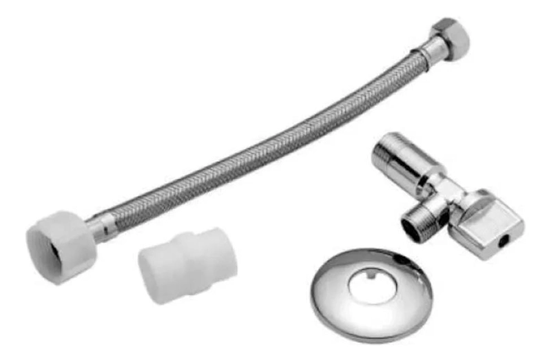 LLAVE ANGULAR FLEXIBLE 1/2X1/2 Y 1/2X15/16 DE 35 CM - 1