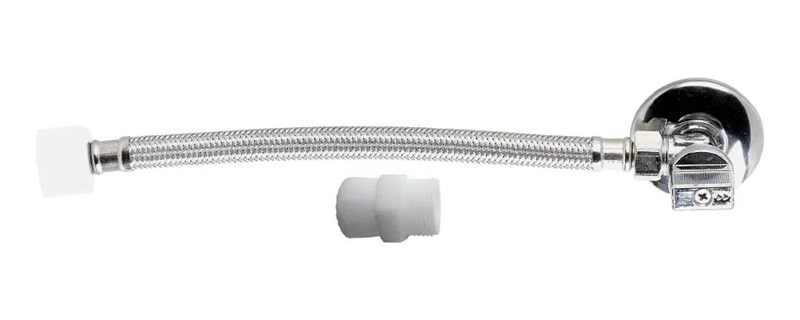 LLAVE ANGULAR FLEXIBLE 1/2X1/2 Y 1/2X15/16 DE 35 CM - 2