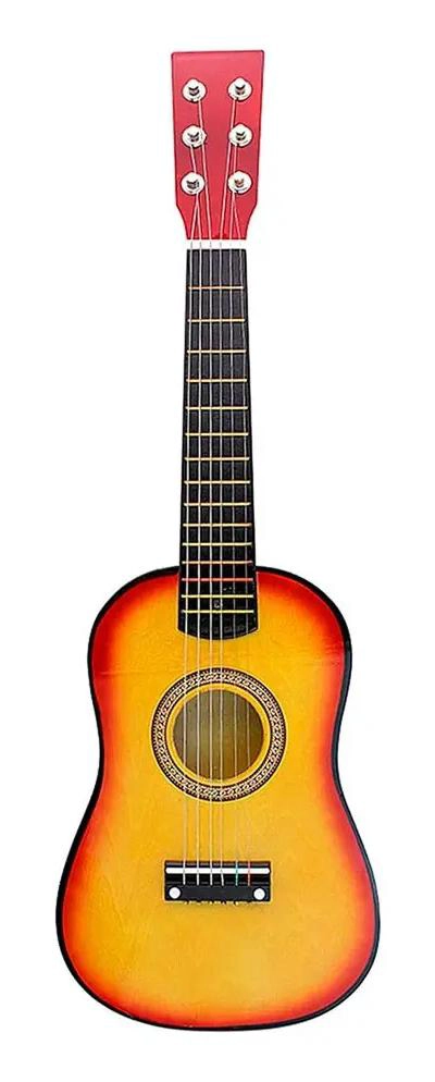 GUITARRA INFANTIL ACUSTICA 6 CUERDAS PARA NIÑOS - 1