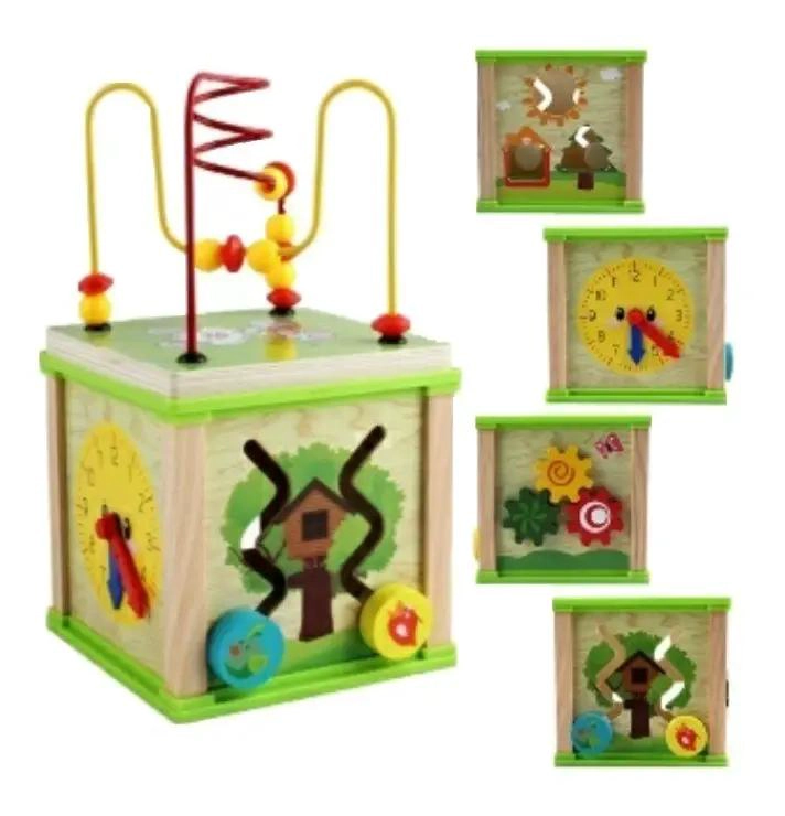 PUZZLE DIDACTICO MULTIFUNCIONAL DE MADERA PARA NIÑOS - 2