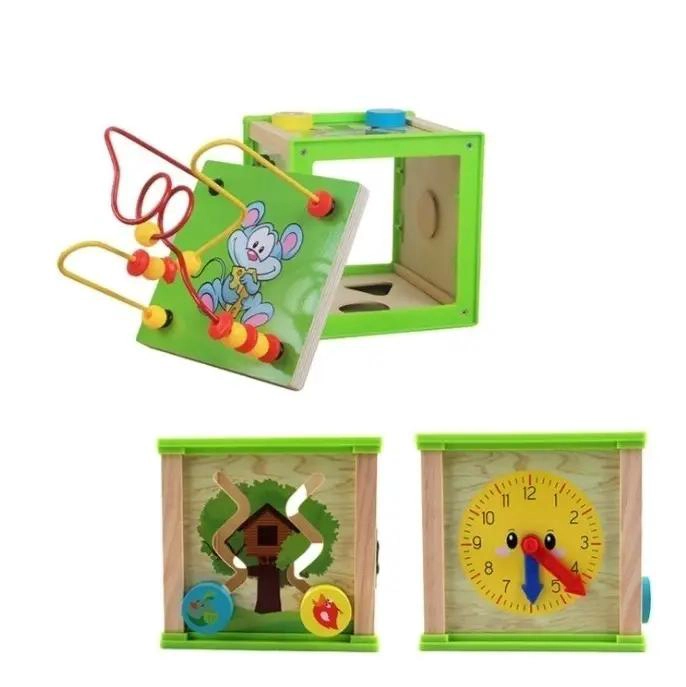 PUZZLE DIDACTICO MULTIFUNCIONAL DE MADERA PARA NIÑOS - 6