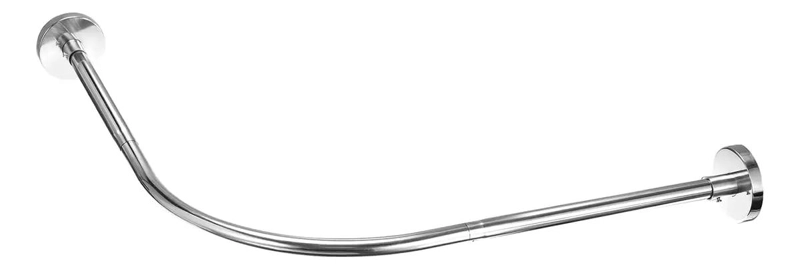 BARRA EXTENSIBLE PARA CORTINA DE DUCHA EN U 80-110 CM - 2