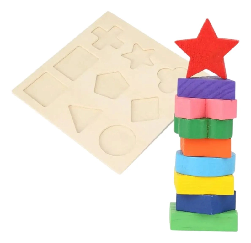 PACK DE 3 PUZZLES DE MADERA PARA NIÑOS - 7
