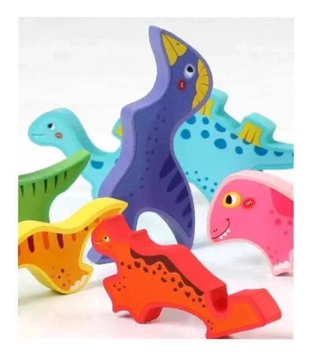 ROMPECABEZAS DE MADERA CON DINOSAURIOS PARA NIÑOS - 8
