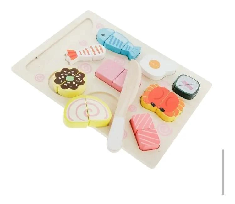 PUZZLE DIDACTICO DE MADERA PARA CORTAR FRUTAS Y VERDURAS - 6