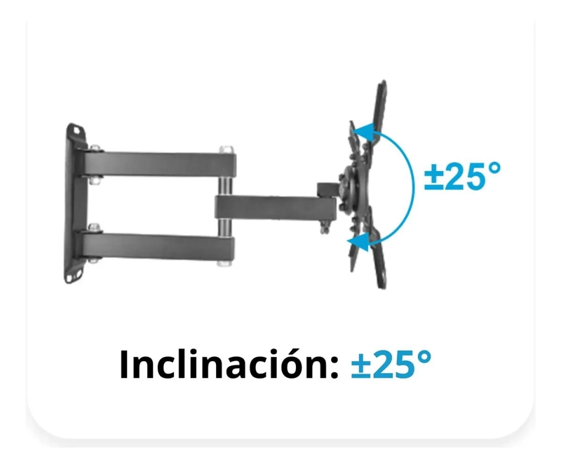 SOPORTE DE TV MOVIBLE PARA PANTALLAS DE HASTA 43 PULGADAS - 8