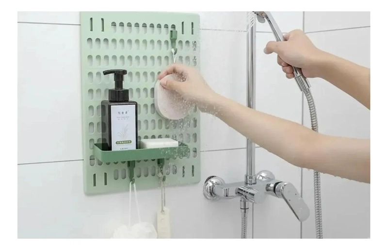 ORGANIZADOR DE PARED MULTIUSOS PARA DUCHA Y BAÑO - 3