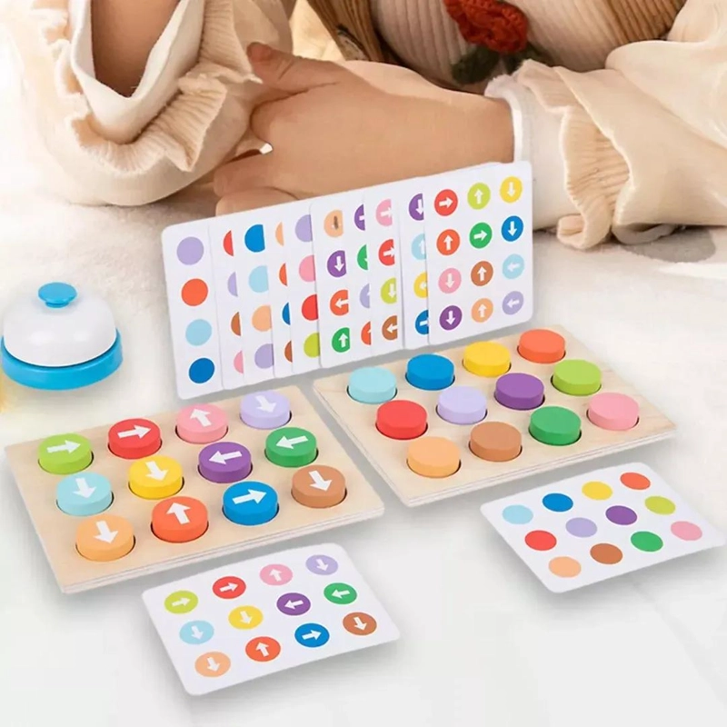 JUEGO EDUCATIVO DE MADERA PARA DESARROLLO INFANTIL - 1