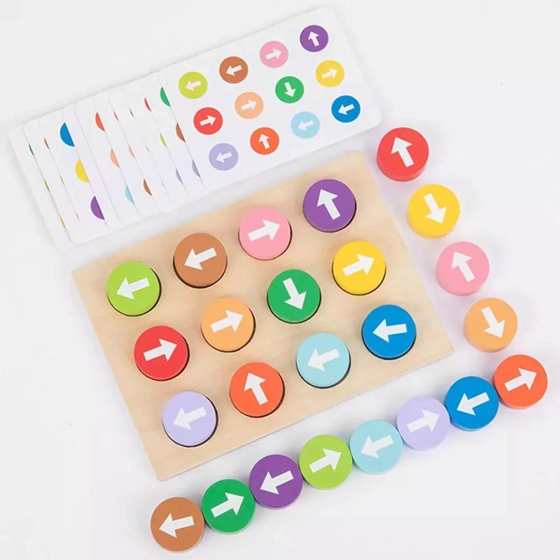 JUEGO EDUCATIVO DE MADERA PARA DESARROLLO INFANTIL - 2