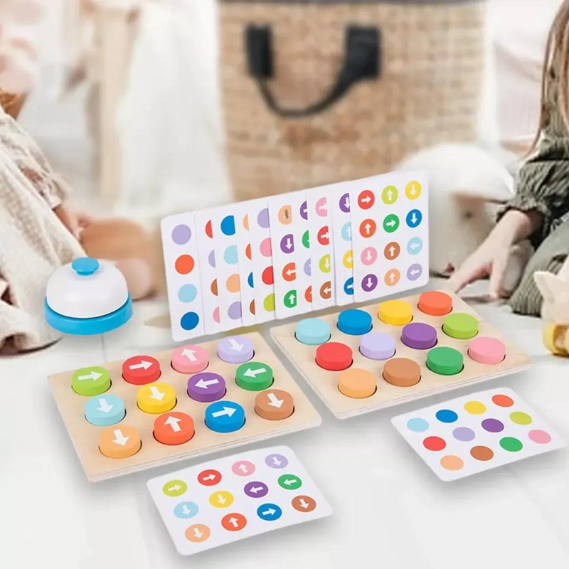 JUEGO EDUCATIVO DE MADERA PARA DESARROLLO INFANTIL - 5