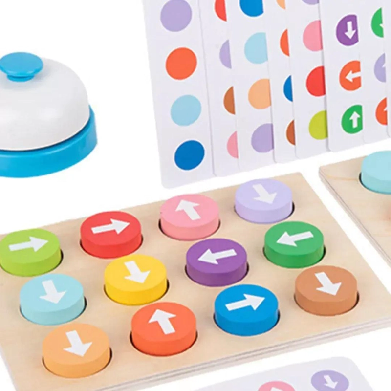 JUEGO EDUCATIVO DE MADERA PARA DESARROLLO INFANTIL - 9