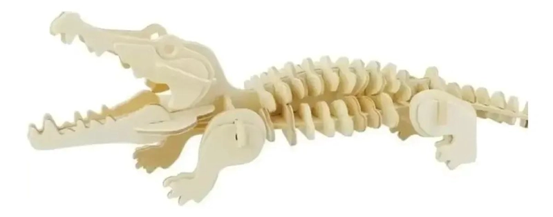 PACK DE 6 ROMPECABEZAS 3D DE MADERA CON DINOSAURIOS - 5