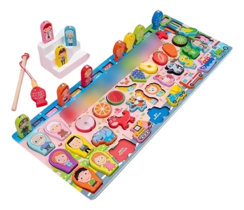 ROMPECABEZAS DE MADERA DIDACTICO PARA NIÑOS - 1
