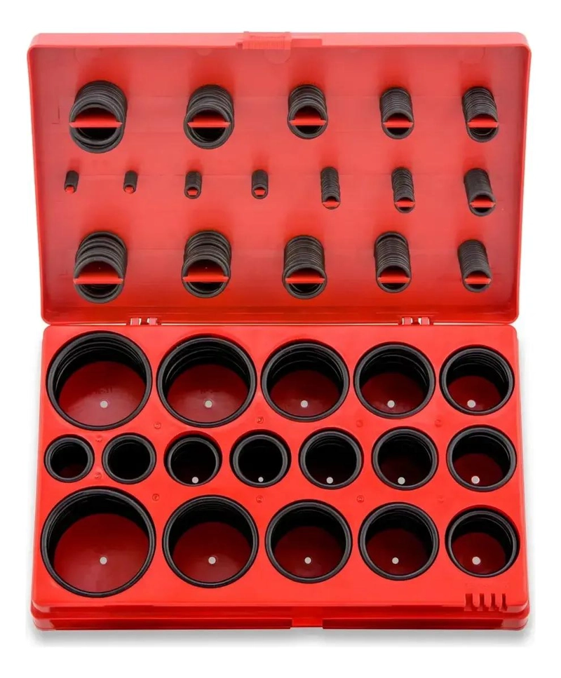 JUEGO DE JUNTAS TORICAS DE GOMA 419 PIEZAS PARA REPARACIONES - 2