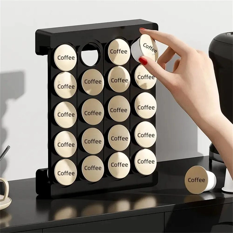 SOPORTE ORGANIZADOR ELEGANTE PARA CAPSULAS DE CAFE - 6