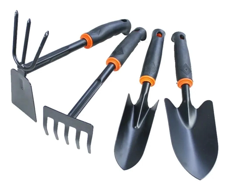 SET DE HERRAMIENTAS MANUALES 4 PIEZAS JARDINERIA - 10