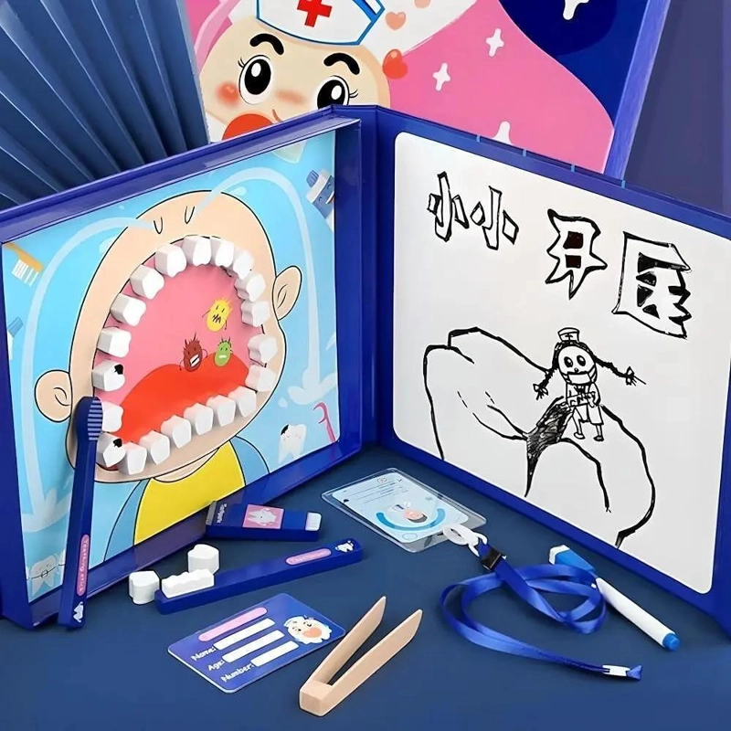 SET DE JUEGO DE ROLES ME DICO Y DENTISTA PARA NIÑOS - 6