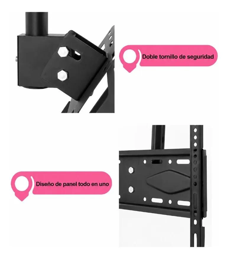 SOPORTE AJUSTABLE PARA TV DE 20 A 55 PULGADAS CON ROTACION 360° - 6