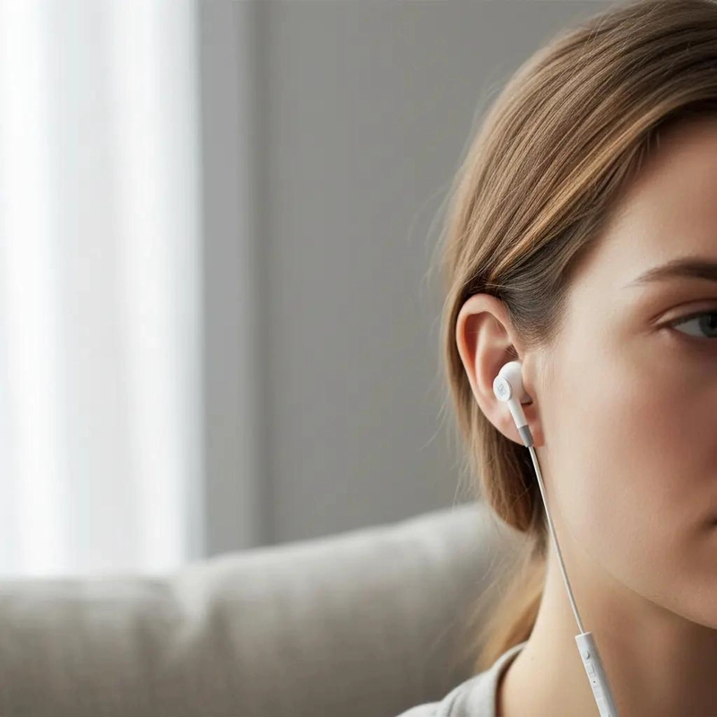 AURICULARES IN-EAR CON MICROFONO 1.2M COLOR BLANCO - 6