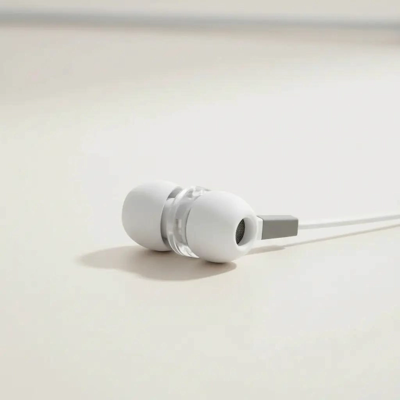 AURICULARES IN-EAR CON MICROFONO 1.2M COLOR BLANCO - 9
