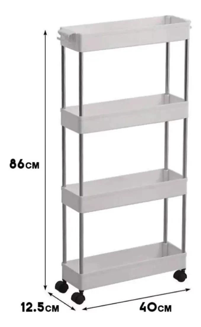 ESTANTE ORGANIZADOR MULTIUSO DE 4 NIVELES PARA BAÑO Y COCINA - 1