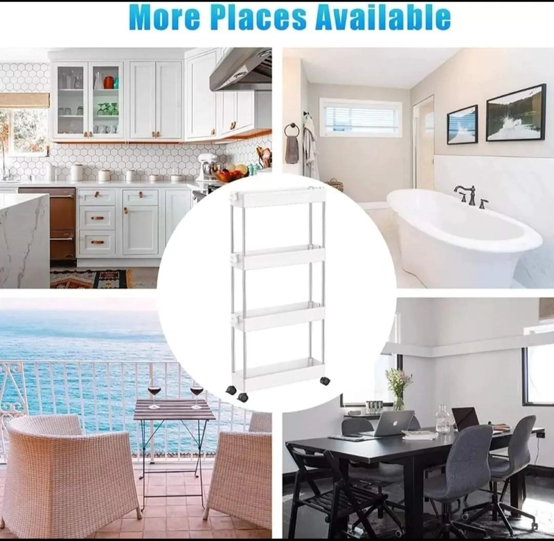 ESTANTE ORGANIZADOR MULTIUSO DE 4 NIVELES PARA BAÑO Y COCINA - 4