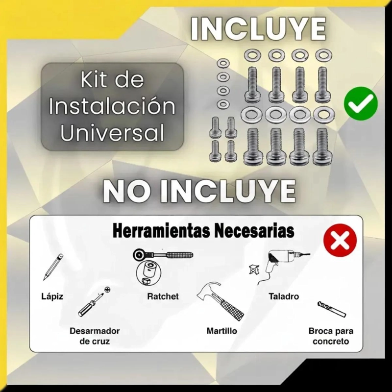 SOPORTE PARED TV FIJO RECLINABLE UNIVERSAL 23 A 65 PULGADAS - 7