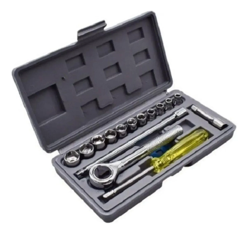 SET LLAVE ALEMAN 11 PIEZAS Y JUEGO DE DADO 40 PIEZAS - 1