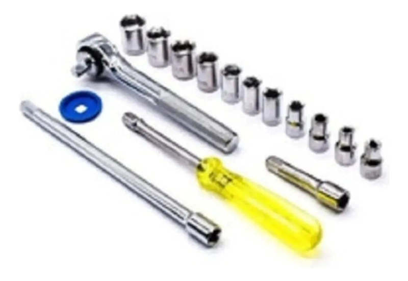 SET LLAVE ALEMAN 11 PIEZAS Y JUEGO DE DADO 40 PIEZAS - 2