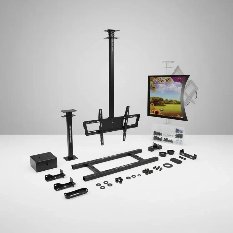 SOPORTE DE TV DE TECHO AJUSTABLE PARA PANTALLAS DE 26 A 55 PULGADAS - 1